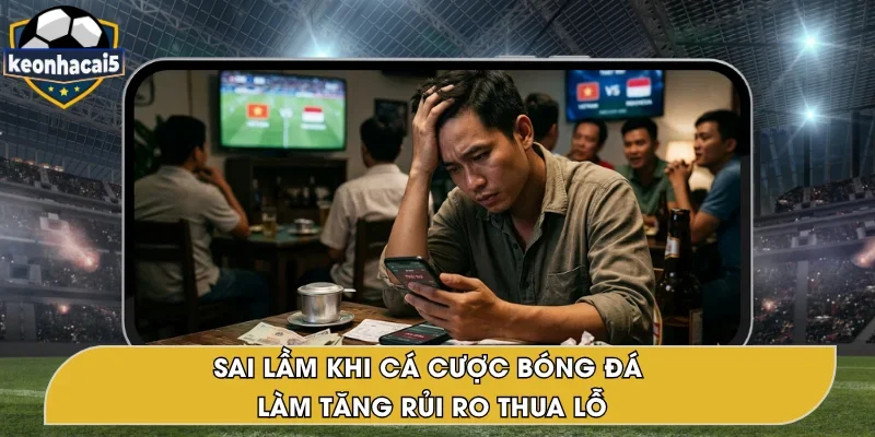 Sai Lầm Khi Cá Cược Bóng Đá Dẫn Đến Thua Cuộc Liên Tiếp